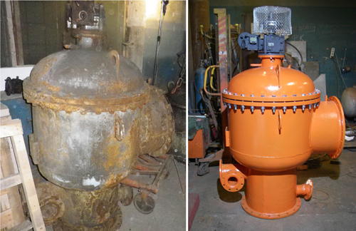Filter FSC-500 before and after overhaul