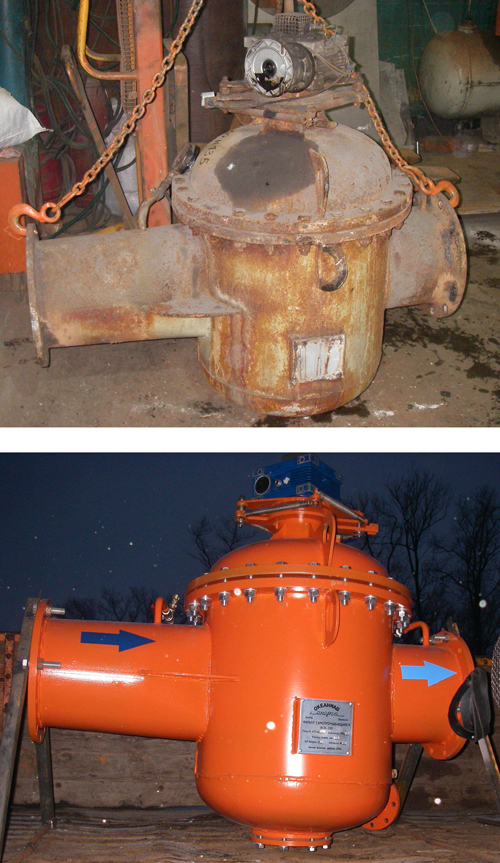 Filter FSV-300 before and after overhaul