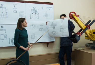 Protection of master's work student Maria Shibka